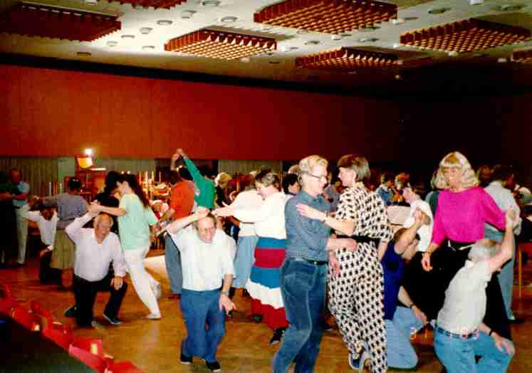 Photo of dancing Swedish schottische